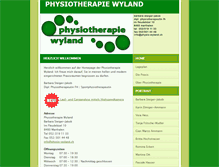 Tablet Screenshot of physio-wyland.ch